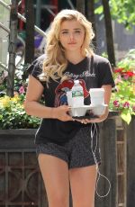 CHLOE MORETZ on the Set of Louis C.K. Untitled Movie Project in New York 06/14/2017