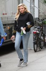 CHLOE MORETZ on the Set of Louis C.K. Untitled Movie Project in New York 06/17/2017