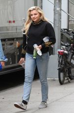 CHLOE MORETZ on the Set of Louis C.K. Untitled Movie Project in New York 06/17/2017