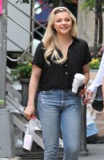 CHLOE MORETZ on the Set of Louis C.K. Untitled Movie Project in New York 06/17/2017