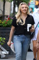 CHLOE MORETZ on the Set of Louis C.K. Untitled Movie Project in New York 06/17/2017