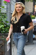 CHLOE MORETZ on the Set of Louis C.K. Untitled Movie Project in New York 06/17/2017