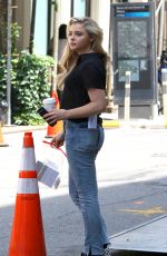 CHLOE MORETZ on the Set of Louis C.K. Untitled Movie Project in New York 06/17/2017