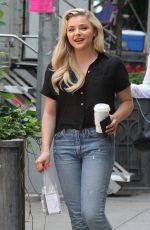 CHLOE MORETZ on the Set of Louis C.K. Untitled Movie Project in New York 06/17/2017