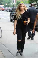 CHLOE MORETZ Out for Iced Drink in New York 06/05/2017