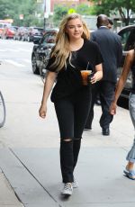 CHLOE MORETZ Out for Iced Drink in New York 06/05/2017