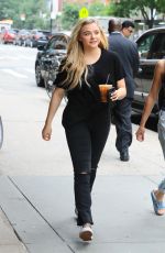 CHLOE MORETZ Out for Iced Drink in New York 06/05/2017