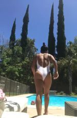 CHRISTINA MILIAN in Swimsuit Takes a Dip in a Pool 06/26/2017 Instagram Pictures
