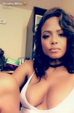 CHRISTINA MILIAN in Swimsuit Takes a Dip in a Pool 06/26/2017 Instagram Pictures