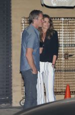 CINDY CRAWFORD and Rande Gerber at Nobu in Malibu
