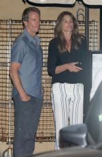 CINDY CRAWFORD and Rande Gerber at Nobu in Malibu