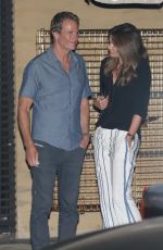 CINDY CRAWFORD and Rande Gerber at Nobu in Malibu
