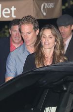 CINDY CRAWFORD and Rande Gerber at Nobu in Malibu