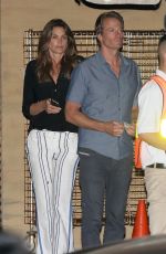 CINDY CRAWFORD and Rande Gerber at Nobu in Malibu