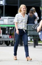 CLAIRE DANES on the Set of A Kid Like Jake in Brooklyn 06/25/2017