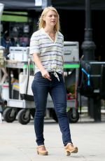 CLAIRE DANES on the Set of A Kid Like Jake in Brooklyn 06/25/2017