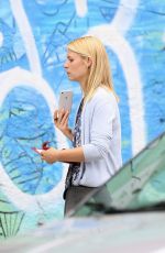 CLAIRE DANES on the Set of A Kid Like Jake in New York 06/23/2017