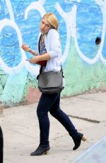 CLAIRE DANES on the Set of A Kid Like Jake in New York 06/23/2017