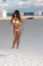 CLAUDIA ROMANI in Bikini on the Beach in Miami 06/04/2017