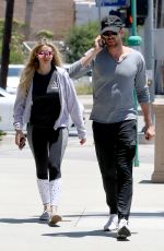 CORINNE OLYMPIOS and Jordan Gielchinsky Out for Lunch in Los Angeles 06/17/2017