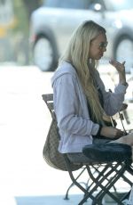 CORINNE OLYMPIOS and Jordan Gielchinsky Out for Lunch in Los Angeles 06/17/2017