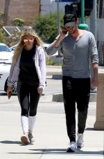 CORINNE OLYMPIOS and Jordan Gielchinsky Out for Lunch in Los Angeles 06/17/2017