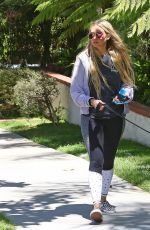 CORINNE OLYMPIOS Out with Her Dog in Los Angeles 06/17/2017