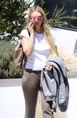 CORINNE OLYMPIOS Walks Her Dog Out in Los Angeles 06/15/2017
