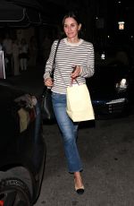 COURTENEY COX at Palm Restaurant in Beverly Hills 06/27/2017