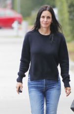 COURTENEY COX Leaves a Hair Salon in Beverly Hills 06/06/2017