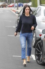 COURTENEY COX Leaves a Hair Salon in Beverly Hills 06/06/2017