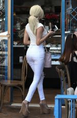 COURTNEY STODDEN Out for Lunch at Little Next Door in West Hollywood 06/21/2017