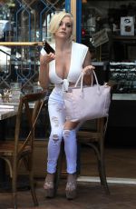 COURTNEY STODDEN Out for Lunch at Little Next Door in West Hollywood 06/21/2017