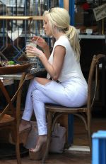 COURTNEY STODDEN Out for Lunch at Little Next Door in West Hollywood 06/21/2017
