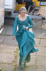 DAISY RIDLEY on the set of Ophelia Movie in Krivoklad 06/04/2017