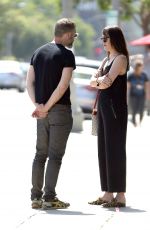 DAKOTA JOHNSON Out with a Friend in West Hollywood 06/15/2017