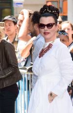 DEBI MAZAR Arrives at AOL Studio in New York 06/27/2017