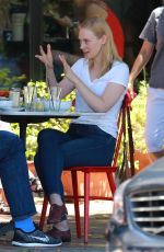 DEBORAH ANN WOOL Out for Lunch in Hollywood 06/21/2017