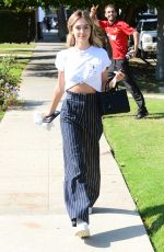 DELILAH BELLE HAMLIN Leaves Alen M Salon in Los Angeles 06/02/2017