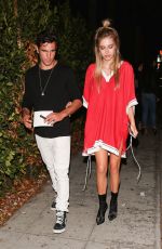 DELILAH HAMLIN Out for Dinner in West Hollywood 06/08/2017