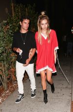 DELILAH HAMLIN Out for Dinner in West Hollywood 06/08/2017