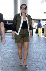 DEMI LOVATO at LAX Airport in Los Angeles 06/17/2017