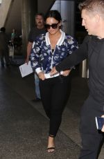 DEMI LOVATO at Los Angeles International Airport 06/21/2017