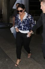 DEMI LOVATO at Los Angeles International Airport 06/21/2017