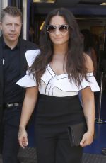 DEMI LOVATO Leaves Cannes Lions Festival in Cannes 06/19/2017