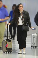 DEMI MOORE at JFK Airport in New York 06/10/2017