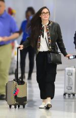 DEMI MOORE at JFK Airport in New York 06/10/2017