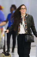 DEMI MOORE at JFK Airport in New York 06/10/2017