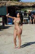 DEMI ROSE MAWBY in Bikini on the Set of a Photoshoot in Ibiza 06/09/2017