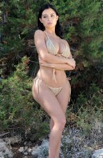 DEMI ROSE MAWBY in Bikini on the Set of a Photoshoot in Ibiza 06/09/2017